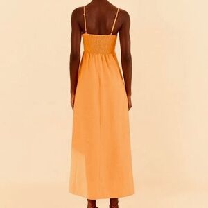 Farm Rio Maxi Dress – Size L (G) – Nude/Peach Tone